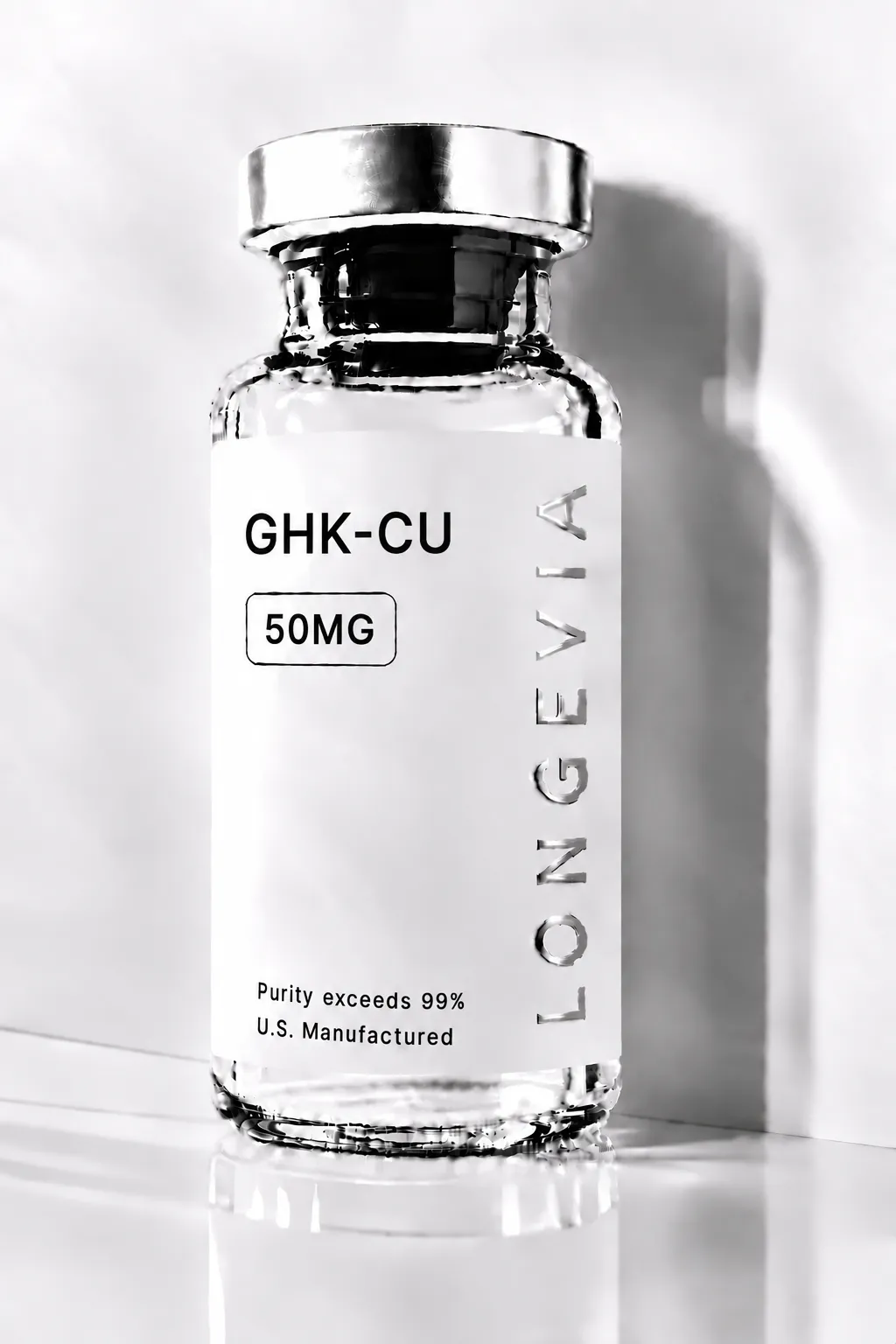 GHK-CU research peptide vial